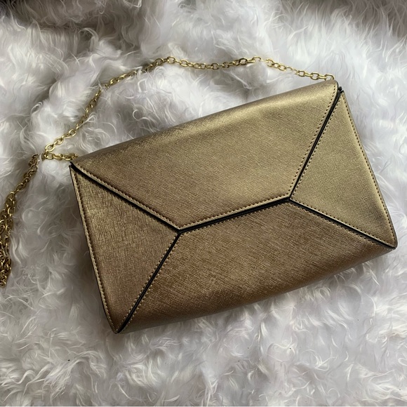 NWOT Gold Crossbody - Picture 2 of 7